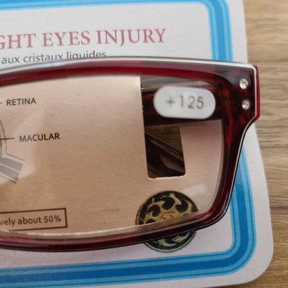 TRÏBE Blue Light Blocking Readers +125 NWT - Picture 2 of 6
